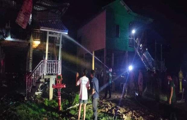 ស្លាប់ម្នាក់និងលុយ៣០លានរៀលត្រូវបានភ្លើងរំលាយអស់គ្មានសល់